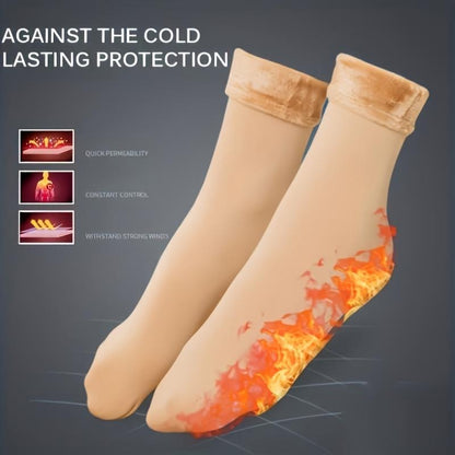 Women’s Fleece Lined Thermal Slipper Socks for Winter Warmth