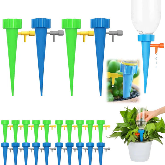 Adjustable Plant Drip Irrigation Spikes for Bottle Watering
