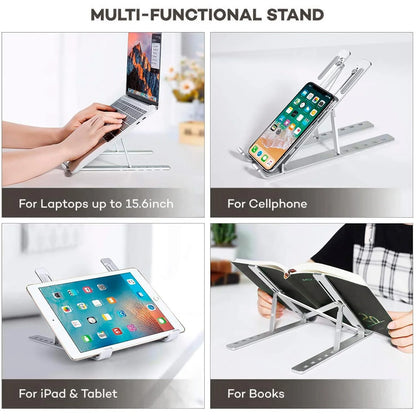 Foldable Aluminium Adjustable Laptop Stand