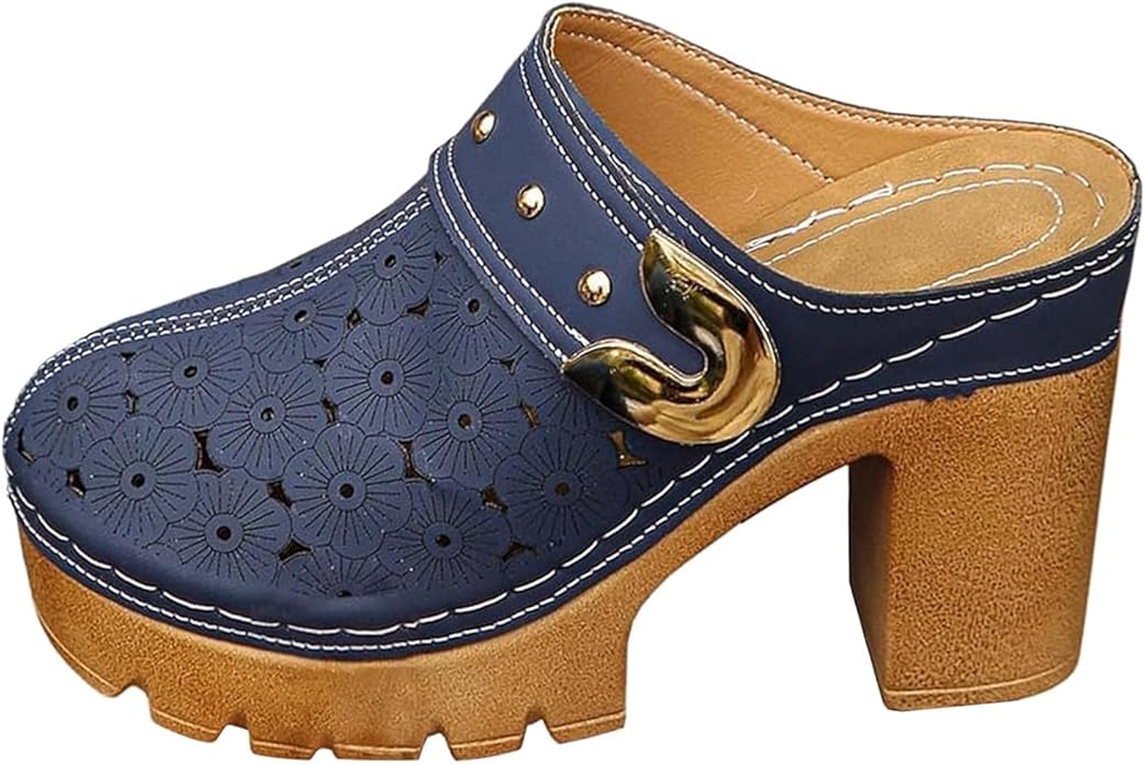 Women's Comfortable Perforated Clogs & Mules
