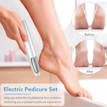 Rechargeable Electric Callus Remover with Dual Rotation