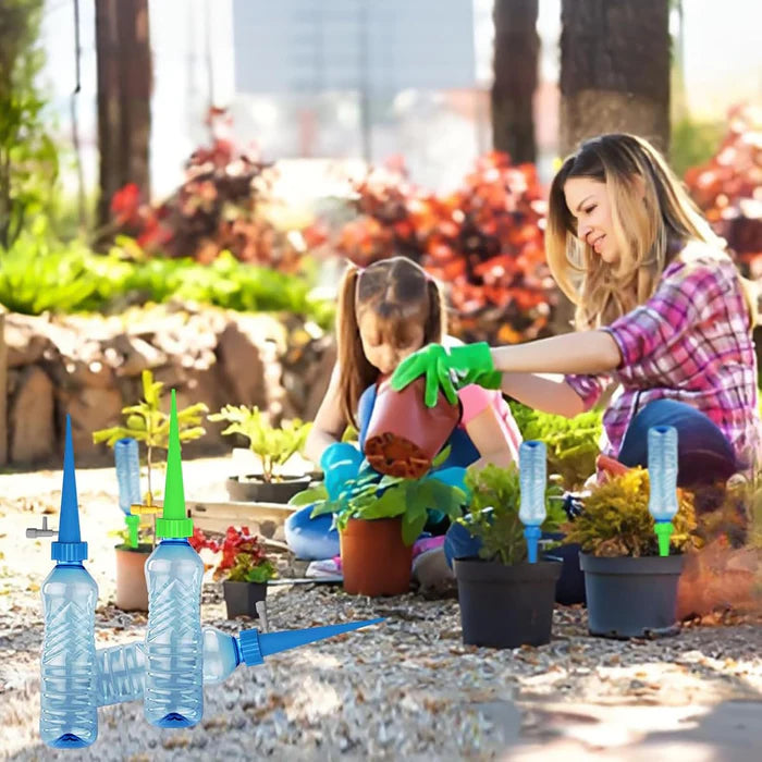 Adjustable Plant Drip Irrigation Spikes for Bottle Watering