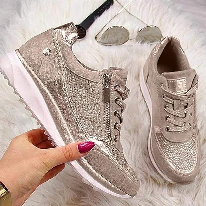 Women’s Zip-Up Supportive Comfort Trainers