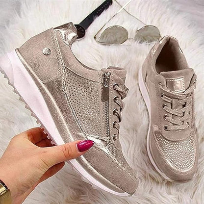 Women’s Zip-Up Supportive Comfort Trainers