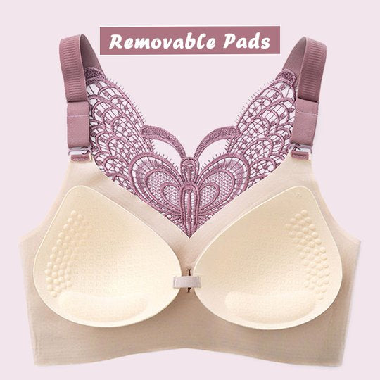 Women's Butterfly Detail Wire-Free Bra