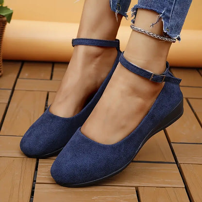 Casual Wedge Strap Shoes