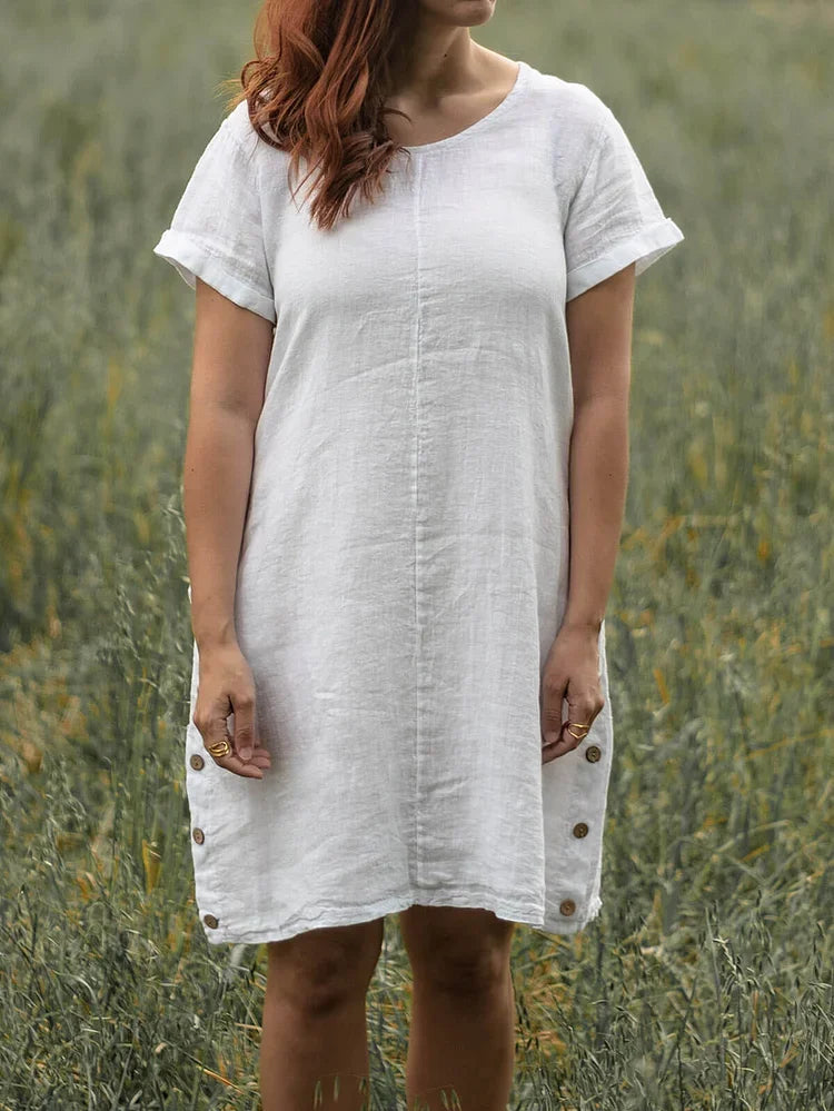 Women’s Elowyn Linen Blend Summer Dress