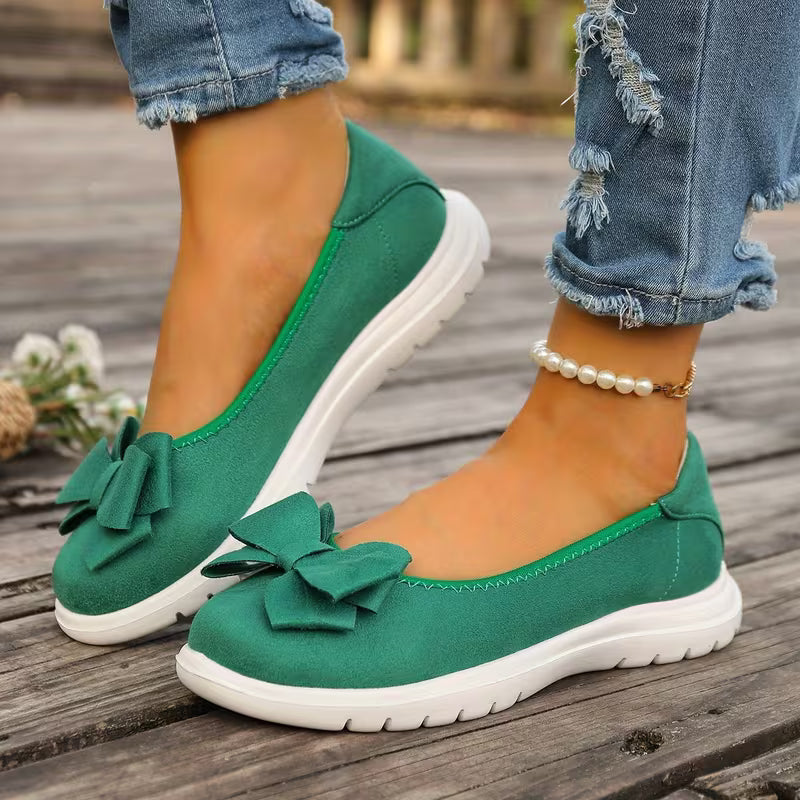 Women’s Bow Detail Slip-On Flats