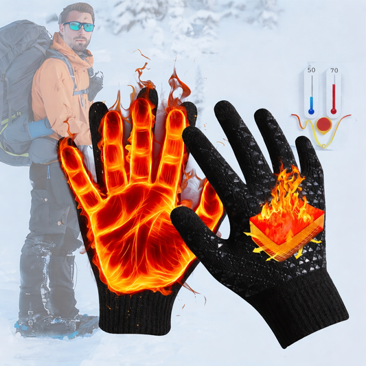 USB-Powered Heated Touchscreen Gloves with Auto Shut-Off