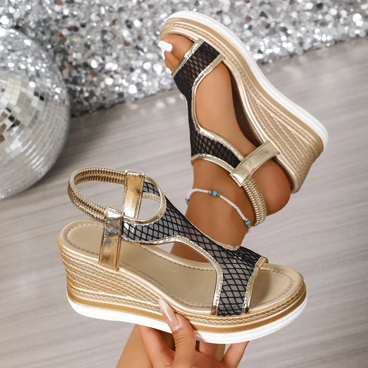Women’s Supportive Wedge Slip-On Sandals