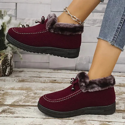 Women’s Wool-Lined Non-Slip Winter Shoes