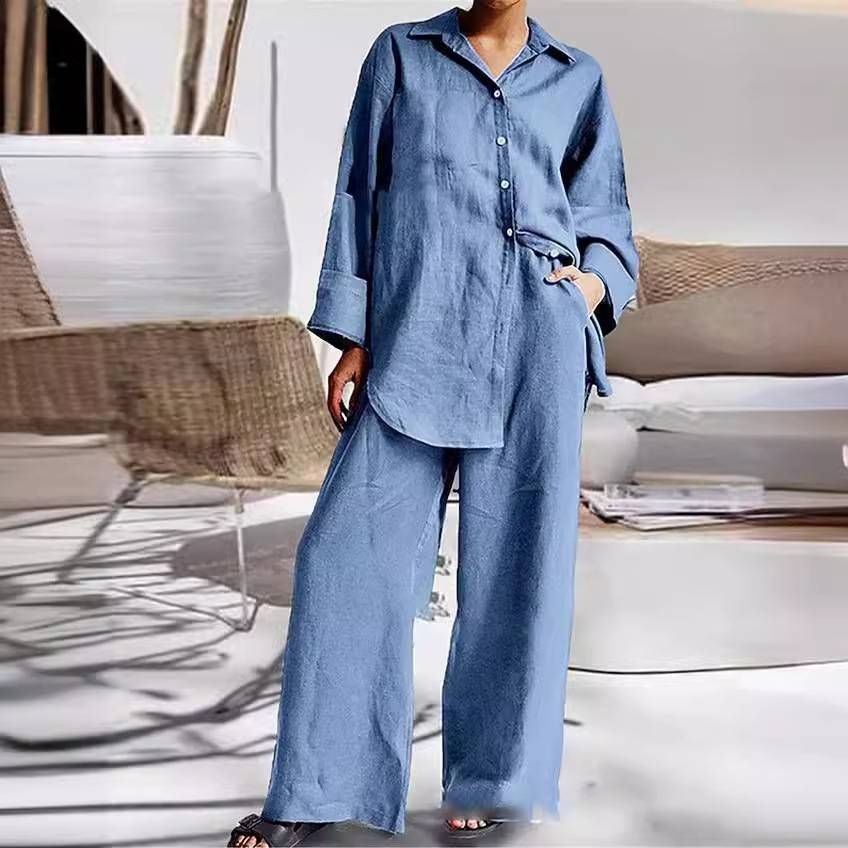 Relaxed Two-Piece Cotton Set