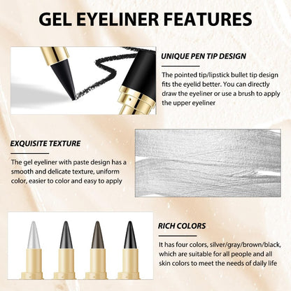 Long Wear Waterproof Gel Eyeliner Stick