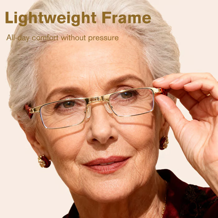 Compact Foldable Reading Glasses with Case