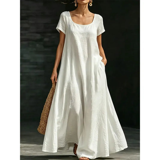 Women's Scoop Neck Maxi Dress