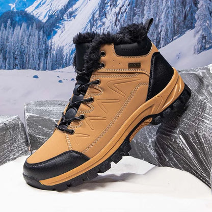 Men’s Waterproof Wide-Toe Hiking Work Boots