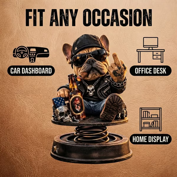 Spring Loaded Dashboard Bobblehead Figure