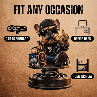 Spring Loaded Dashboard Bobblehead Figure