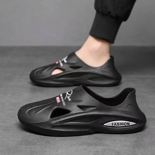 Men’s Vent-Cut Cushioned Slip-On Clog Sandals