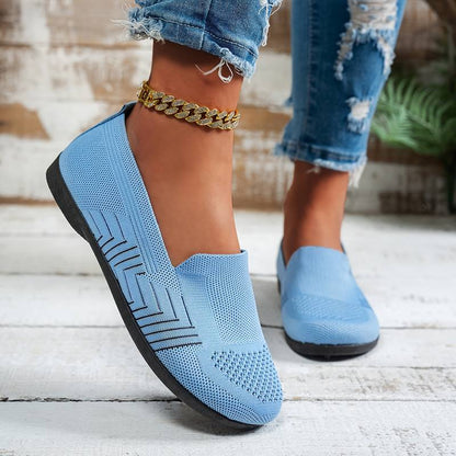 Women’s Breathable Slip On Mesh Driving Trainers