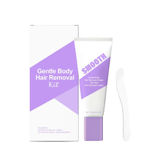 Gentle Cream and Mousse Hair Removal Kit