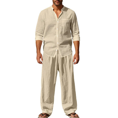 Men’s Relaxed Shirt and Trousers Set