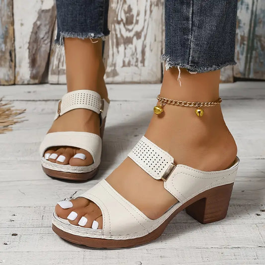 Comfort Block Heel Sandals