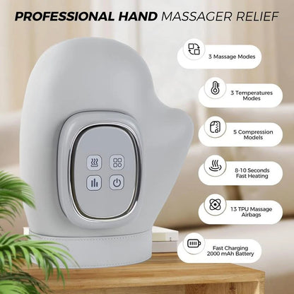 Rechargeable Air Compression Hand Massager