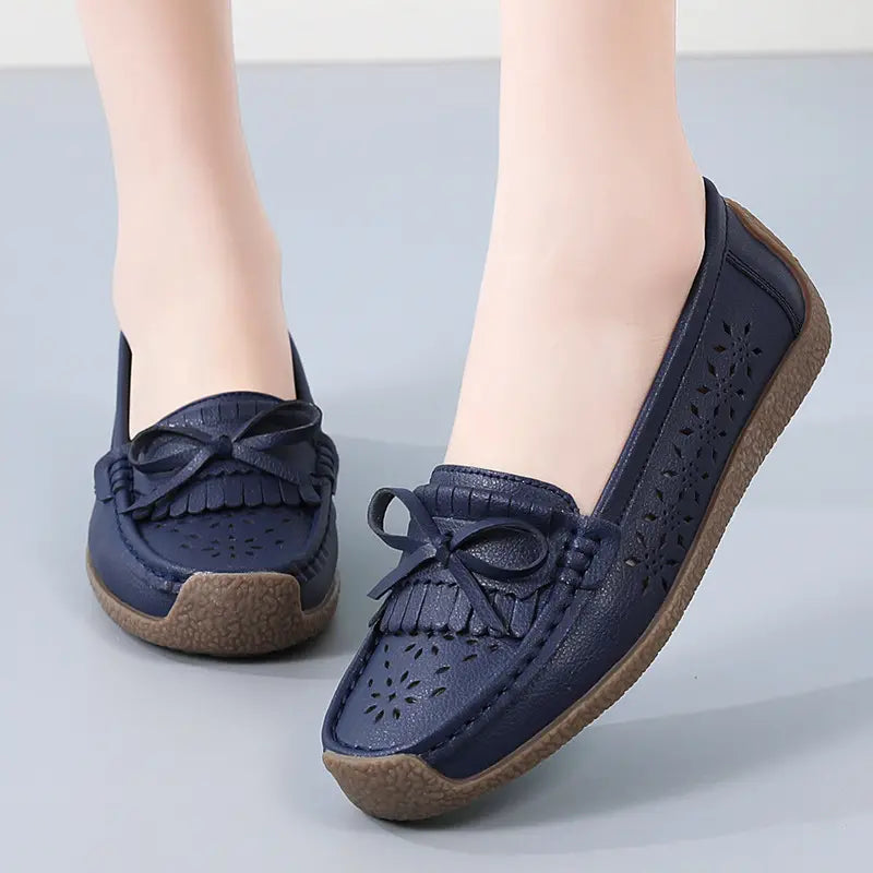 Women’s Leather-Look Loafers