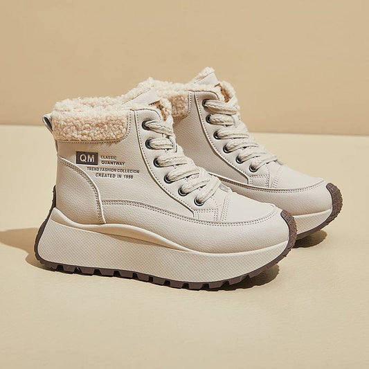 Women’s Fleece-Lined Winter Trainer Boots