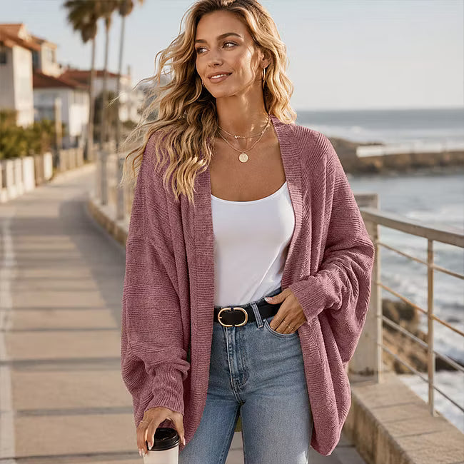 Women's Relaxed Batwing Knit Cardigan