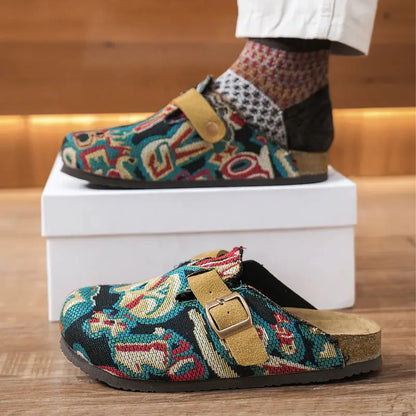 Printed Buckle Clogs