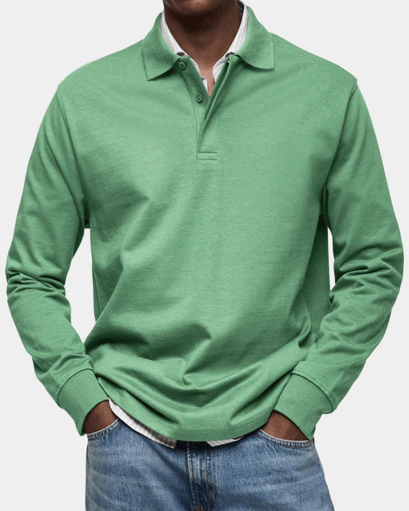 Men’s Long-Sleeve Polo Shirt