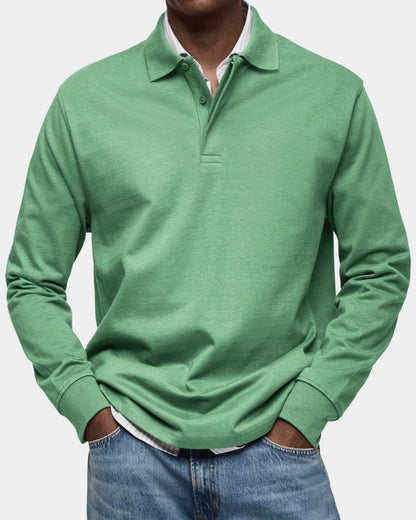 Men’s Long-Sleeve Polo Shirt