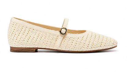 Women's Knitted Strap Flat Shoes