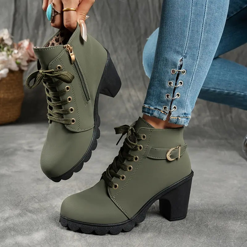 Women’s Chunky Heel Ankle Boots