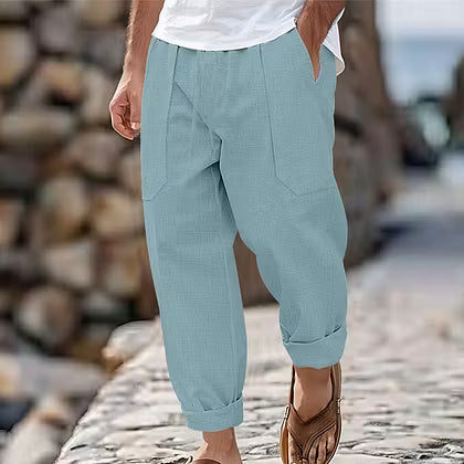 Men’s Loose-Fit Drawstring Trousers