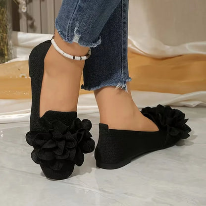 Women’s Floral Strap Comfort Ballet Flats