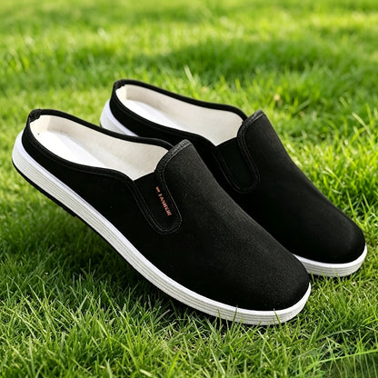 Men's Wide Toe Casual Mule Slides