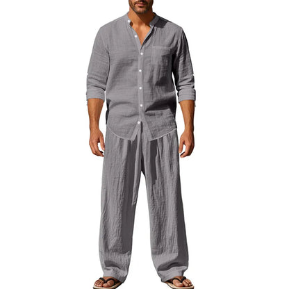 Men’s Relaxed Shirt and Trousers Set