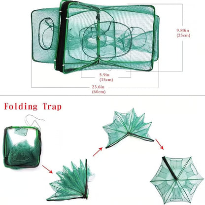 Foldable Multi Entry Fishing Net