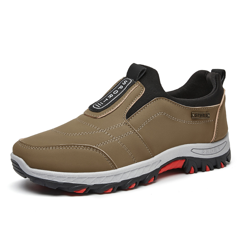 Men's Water-Resistant Slip-On Hiking Shoes