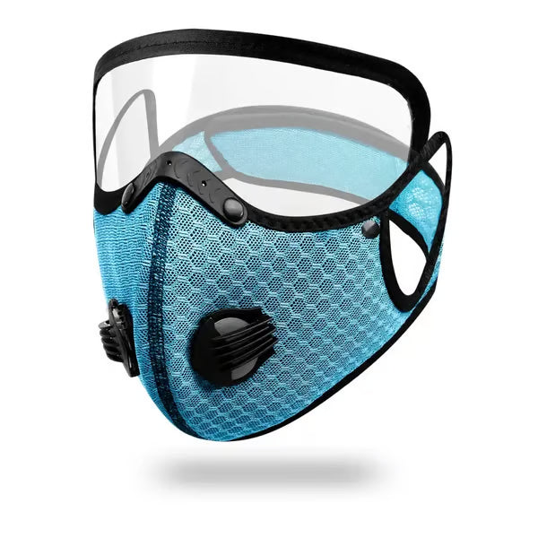 Reusable Filter Face Mask With Eye Shield