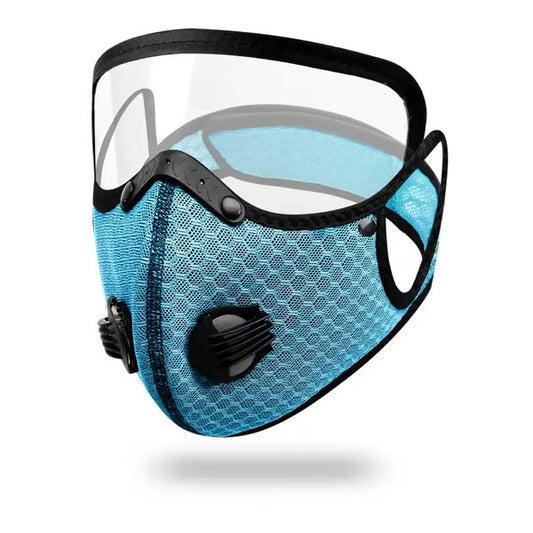Reusable Filter Face Mask With Eye Shield