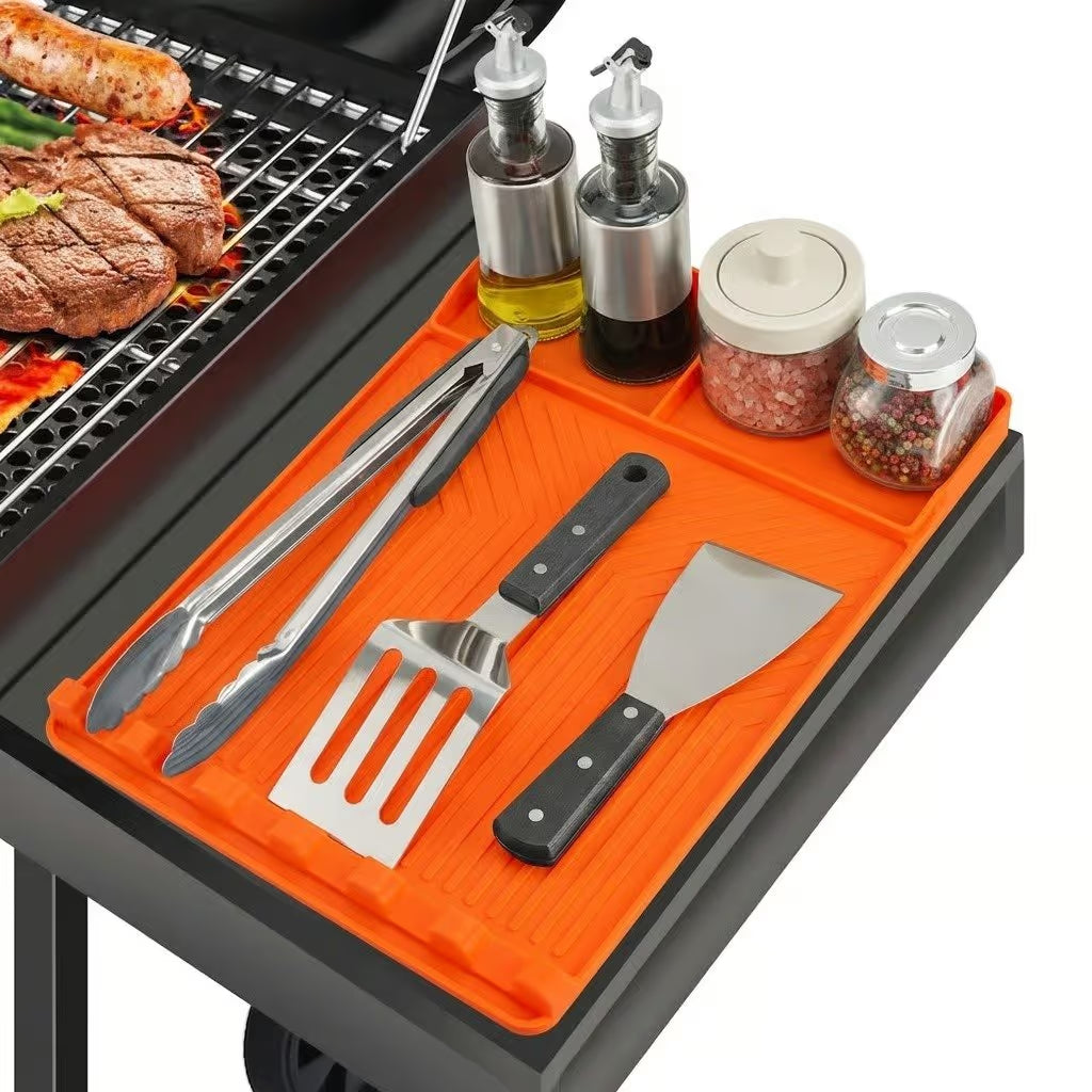 Silicone Grill Side Shelf Mat