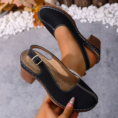 Women’s Slingback Block Heel Shoes