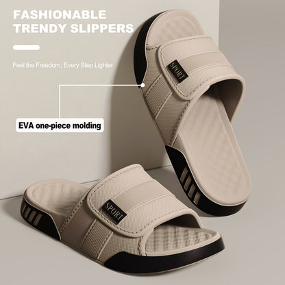 Men's Sculpted Platform Slide Sandals