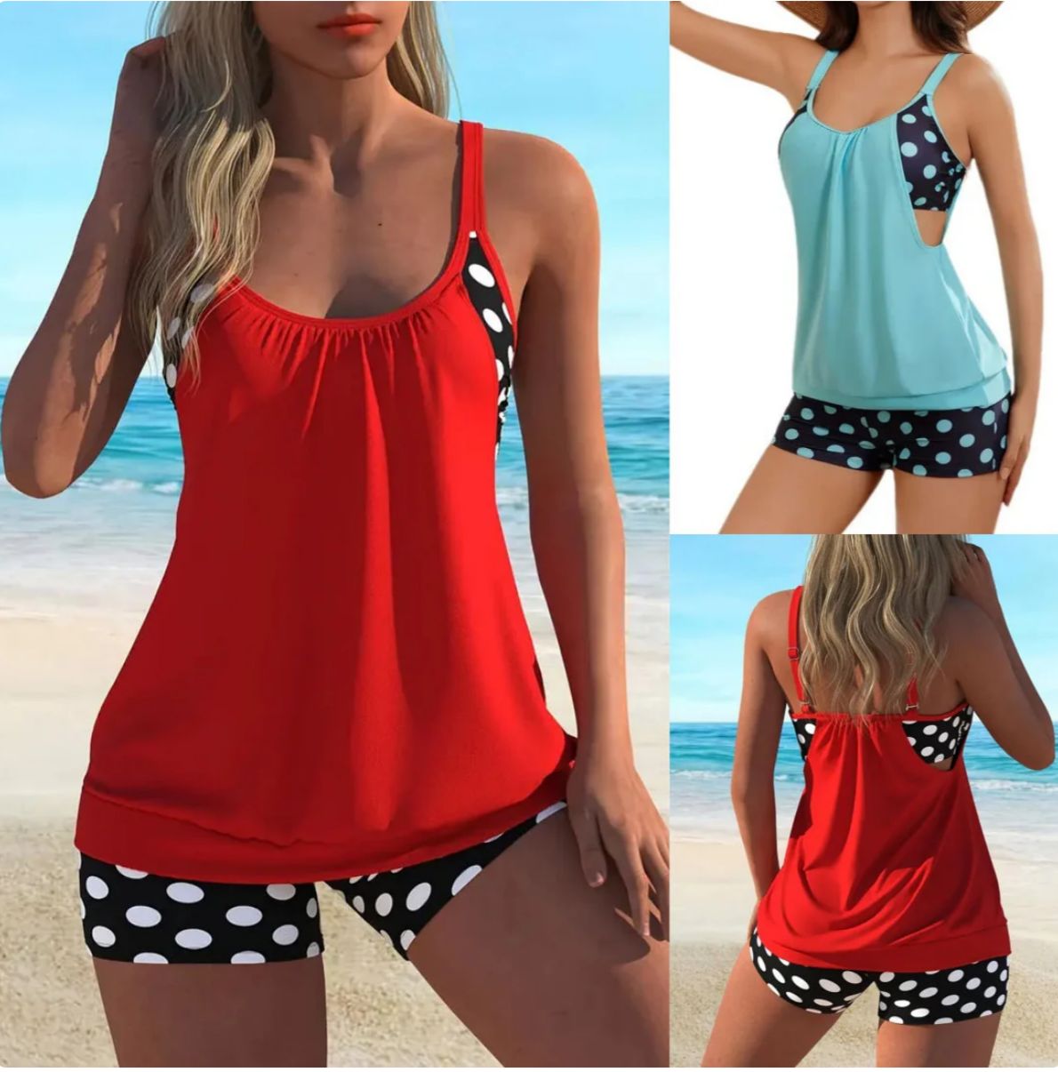 Women's two-piece polka dot✨ swimsuit