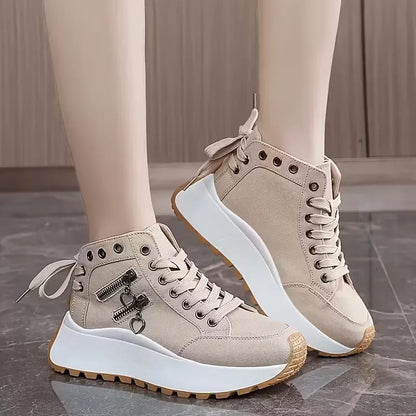 Women’s Arch Support Platform Wedge Trainers