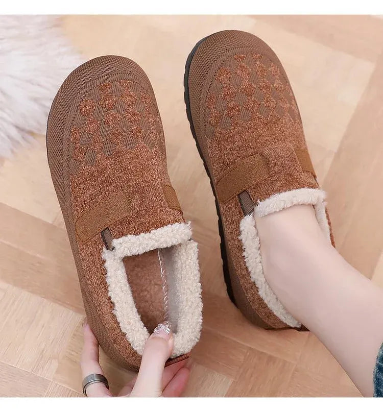 Women's Warm Plus Velvet Thick Cotton Winter Shoes